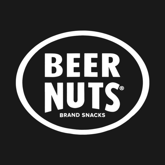 BEER NUTS  Classic White Logo TShirt Graphic gym by FONSbually