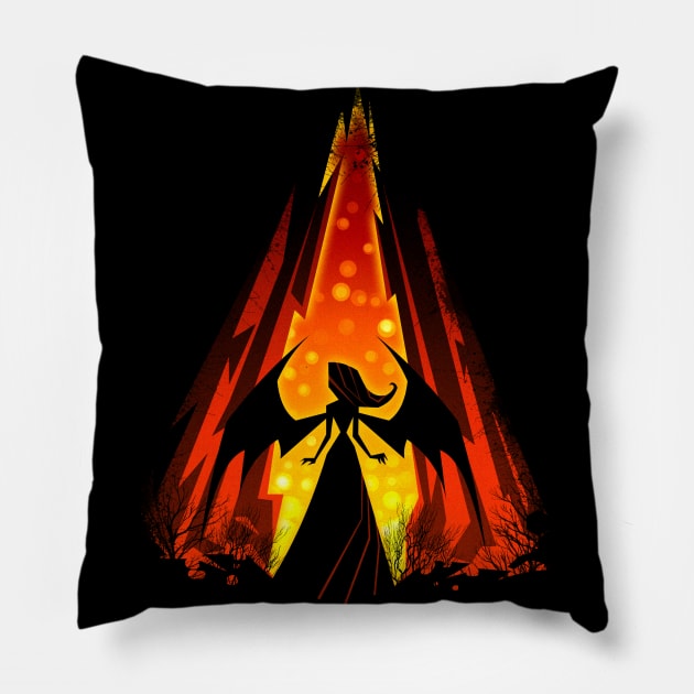 gates of hell Pillow by gh30rgh3