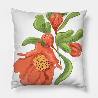 Pomegranate flower Pillow