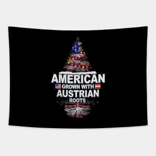 Christmas Tree  American Grown With Austrian Roots - Gift for Austrian From Austria Tapestry