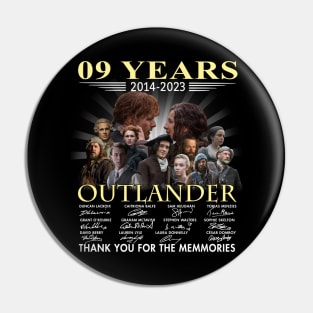 08 Years 2022 Outlander Anniversary Thank You For The Memories Movie Film Pin