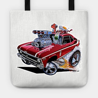 SUPER Nova red muscle car1970 Nova SS Tote