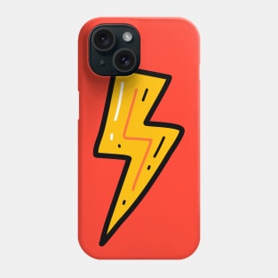 Cute Lightning Bolt Doodle Phone Case