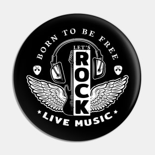 Born to be free Pin