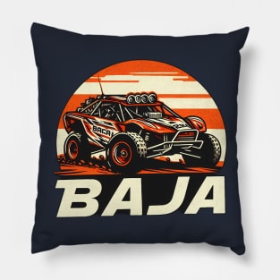 Baja Race Car Pillow