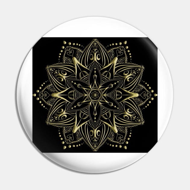 Gold Mandala 5 Pin by annalisaamato