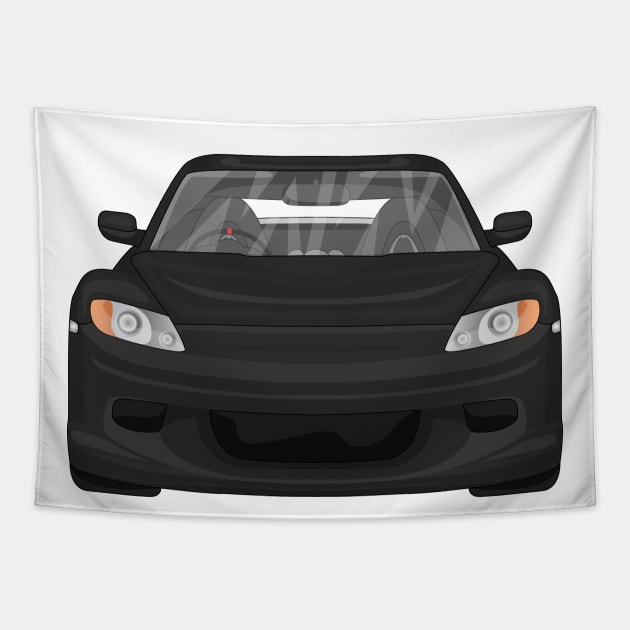 RX8 BLACK Tapestry by VENZ0LIC