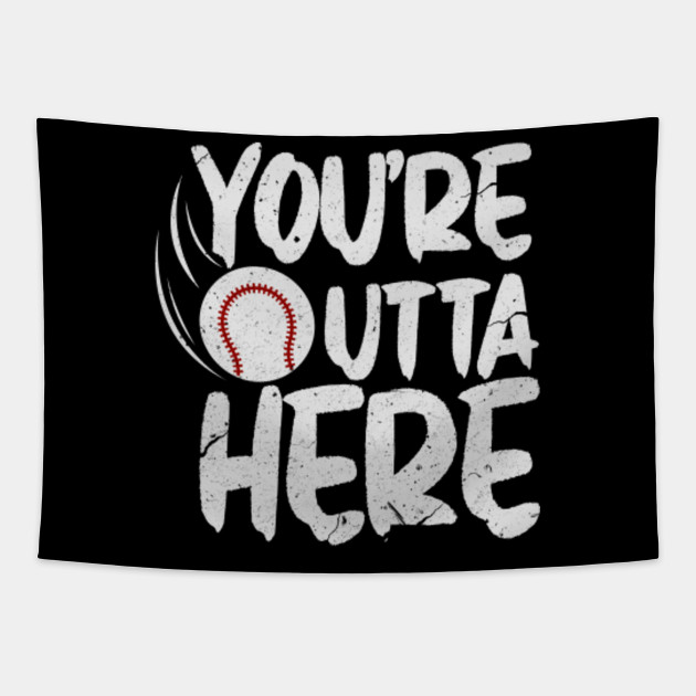 picture You're Outta Here Baseball Shirt teepublic