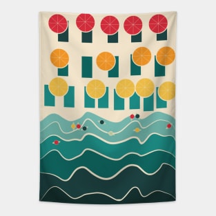 Beach time Tapestry