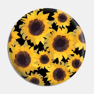 watercolor sunflowers Pin