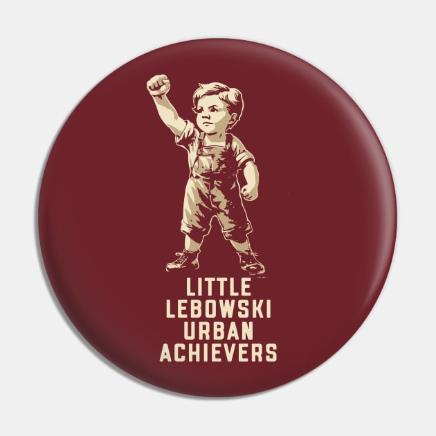 Little Lebowski Urban Achievers Funny Big Lebowski The Dude Pin by GIANTSTEPDESIGN