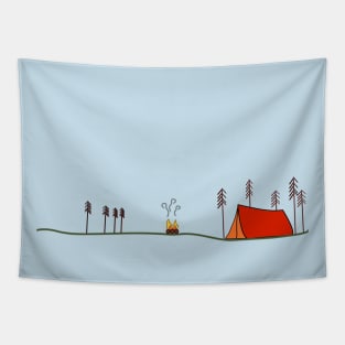 Gone Camping Tapestry