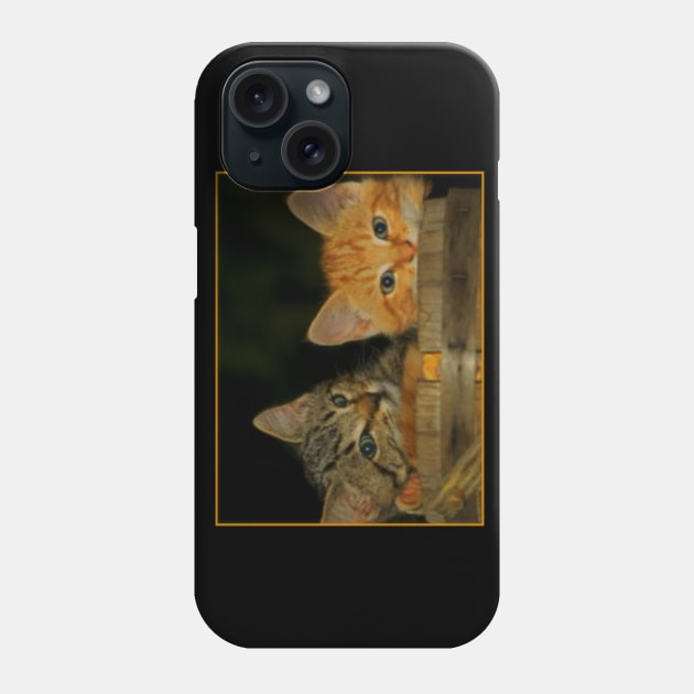 Howard Moon's Calming Kittens Phone Case by Meta Cortex