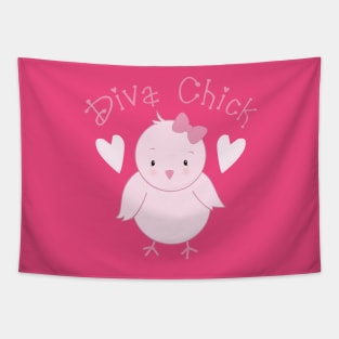 Diva Chick Tapestry