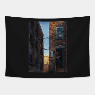 Boston Evenings Tapestry