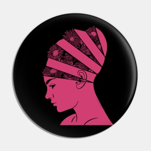 Headspace Mindful Floral Pink Pin