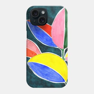 Ficus acrylic leaves Phone Case