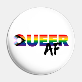 Queer AF Pin