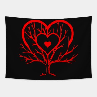 heart tree Tapestry