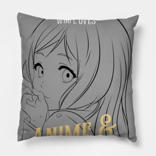 Just A Girl Who Loves Anime and Sketching, Anime and Sketching, Japanese anime lovers Pillow