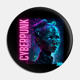 cyberpunk girl Pin