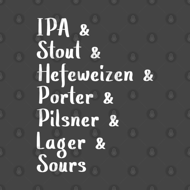 Beer Types by MimicGaming