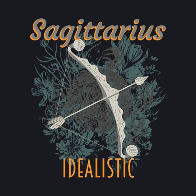 Sagittarius sign of the zodiac by Foxxy Merch