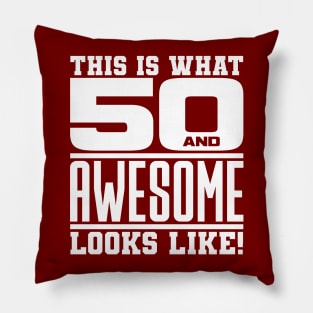 50th birthday Pillow