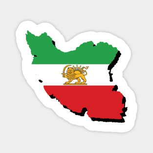 Iran Country Shape - Mini Version Magnet