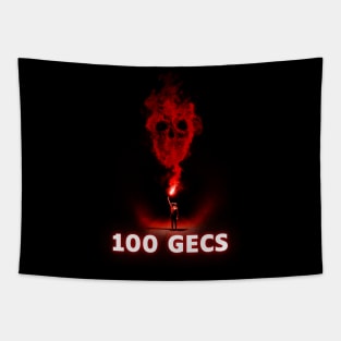 100 gecs flame on Tapestry