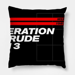 Metal Gear Konami Game Pillow