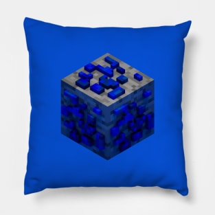 Block LapizLazuli Ore 3D Pillow