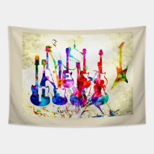 Guitars Tapestry