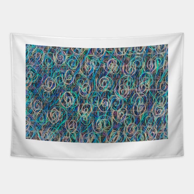 Spiral Impedance Projector Tapestry by becky-titus