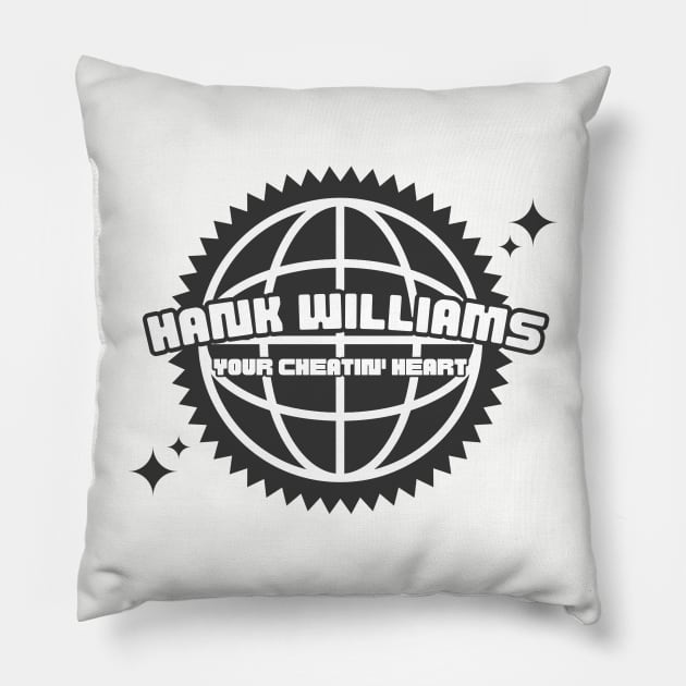 Hank Williams // Pmd Pillow by PMD Store