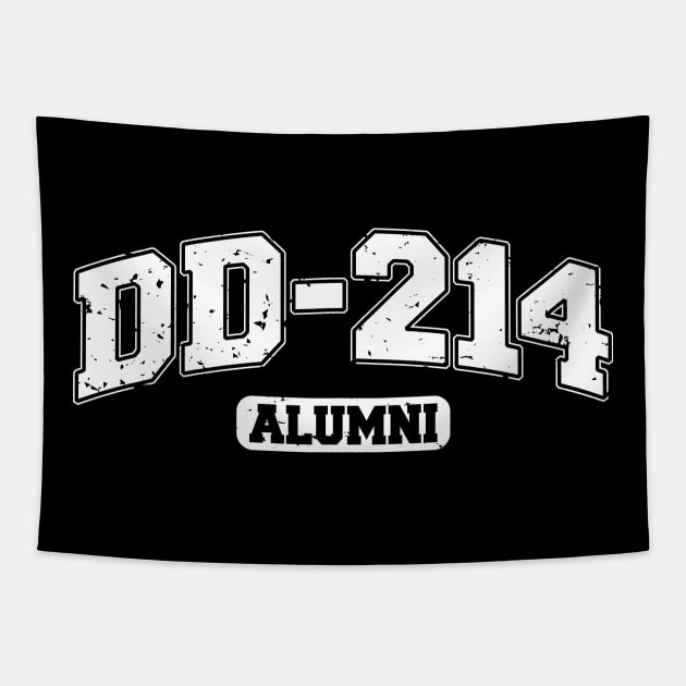 DD-214 Alumni Military Veteran Tapestry by hobrath