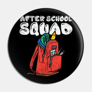 After School Squad Pin