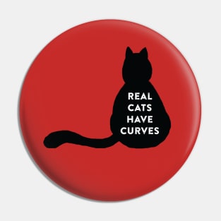 Real Cats Have Curves Pin