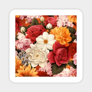 Summer Floral Design Magnet