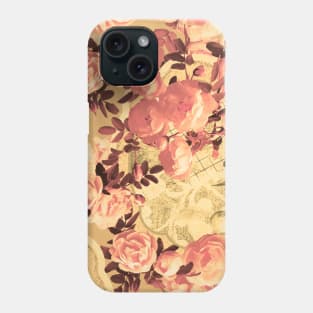 Old Rose Pattern Phone Case