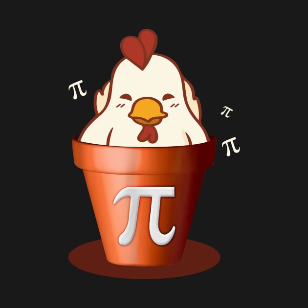 Chicken Pot Pi , Pi Day, Funny Math, Math Teacher, Math Teacher, Mathematics Major by artbyhintze