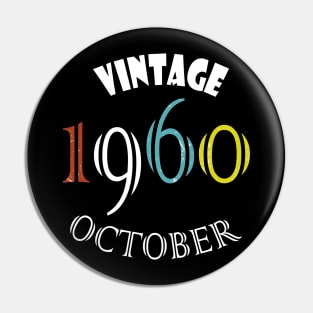 1960 - Vintage october Birthday Pin