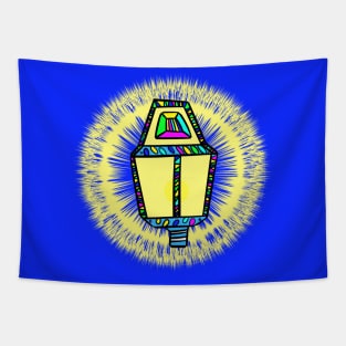 Bright Carriage Lamp Tapestry