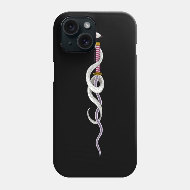 Kaburamaru Sword Phone Case by Zapt Art