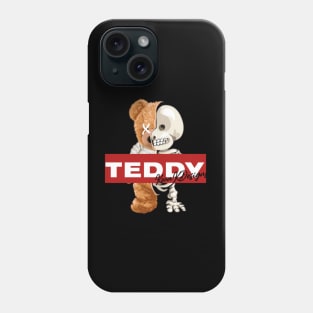 skeleton teddy Phone Case