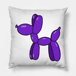 Purple Balloon Dog Pillow