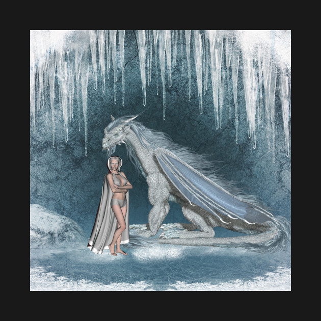 Fairy With Ice Dragon