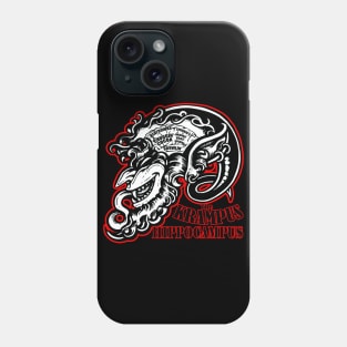 The Krampus Brain - Krampus Hippocampus - Red Outlined Version Phone Case