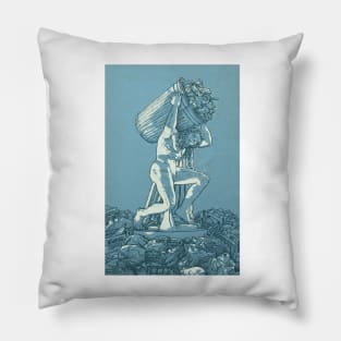 21st century Farnese Atlas Pillow