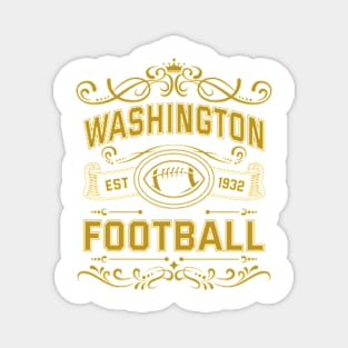 Vintage Washington Football Magnet